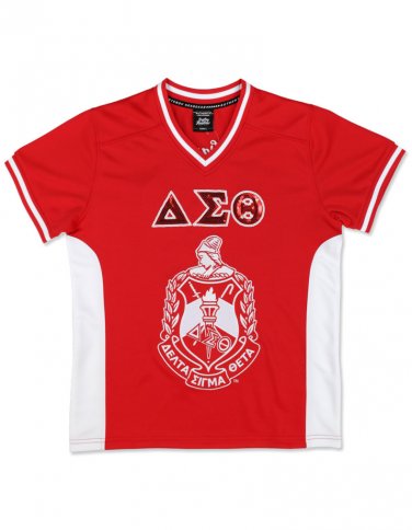 DELTA SIGMA THETA FOOTBALL JERSEY RED
