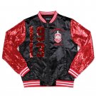 DELTA SIGMA THETA SATIN SEQUINS JACKET BLACK DELTA SIGMA THETA SATIN SEQUINS JACKET BLACK