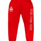 DELTA SIGMA THETA SEQUINS PATCH SWEATPANTS RED