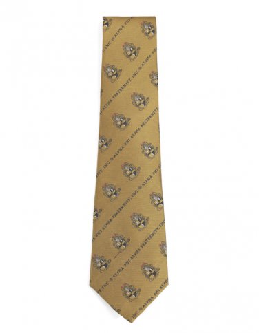 Alpha Phi Alpha TIE GOLD 100% silk