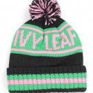 ALPHA KAPPA ALPHA BEANIE BLACK