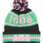 ALPHA KAPPA ALPHA BEANIE BLACK
