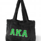 ALPHA KAPPA ALPHA FUR BAG BLACK