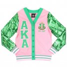 ALPHA KAPPA ALPHA SEQUIN CARDIGAN PINK
