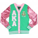 ALPHA KAPPA ALPHA SEQUIN CARDIGAN GREEN