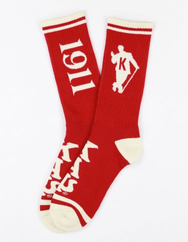 KAPPA ALPHA PSI SOCKS CRIMSON RED