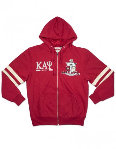 KAPPA ALPHA PSI ZIP UP HOODIE Crimson