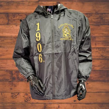 Alpha Phi Alpha Hooded Windbreaker Jacket