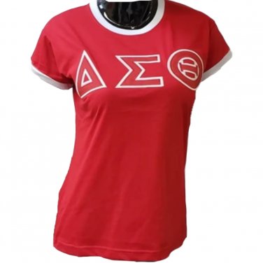 Delta Sigma Theta Ringer Tee Shirt