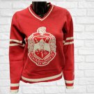Delta Sigma Theta Chenille V-neck Varsity Sweater Delta Sigma Theta Chenille V-neck Varsity Sweater