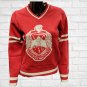 Delta Sigma Theta Chenille V-neck Varsity Sweater