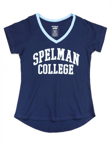 SPELMAN COLLEGE V-NECK TEE