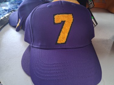 Omega Psi Phi Fraternity Line Number Baseball Hat 1-10