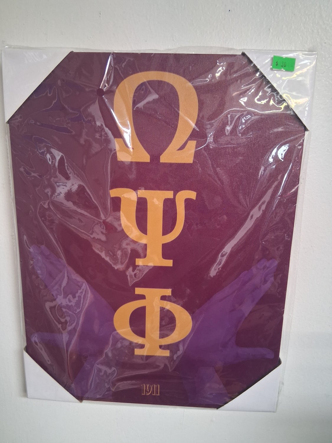 OMEGA PSI PHI WALL DECOR