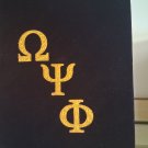 OMEGA PSI PHI NOTE BOOK