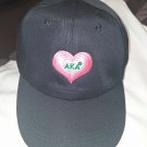 ALPHA KAPPA ALPHA BLACK BASEBALL CAP