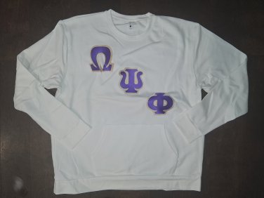 OMEGA PSI PHI FRATERNITY LONG SLEEVE SWEATSHIRT