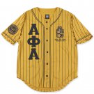 ALPHA PHI ALPHA Gold baseball jersey