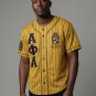 ALPHA PHI ALPHA Gold baseball jersey