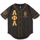 ALPHA PHI ALPHA Baseball Jersey Black