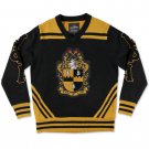 ALPHA PHI ALPHA WOOL V-NECK SWEATER CARDIGAN_BLACK