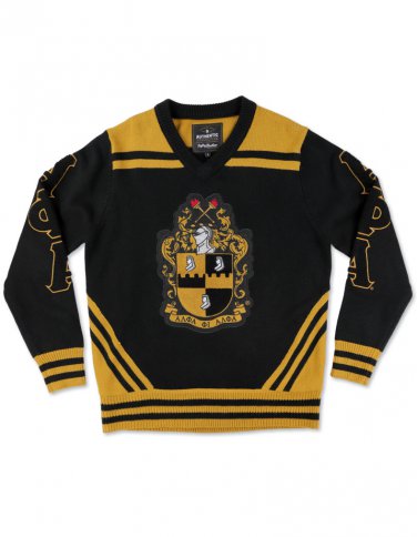ALPHA PHI ALPHA WOOL V-NECK SWEATER CARDIGAN_BLACK