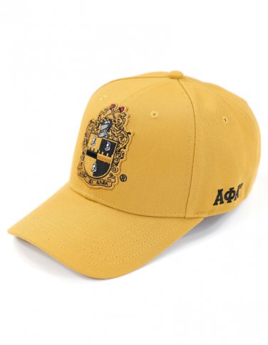 Alpha Phi Alpha CREST BALL CAP OLD GOLD