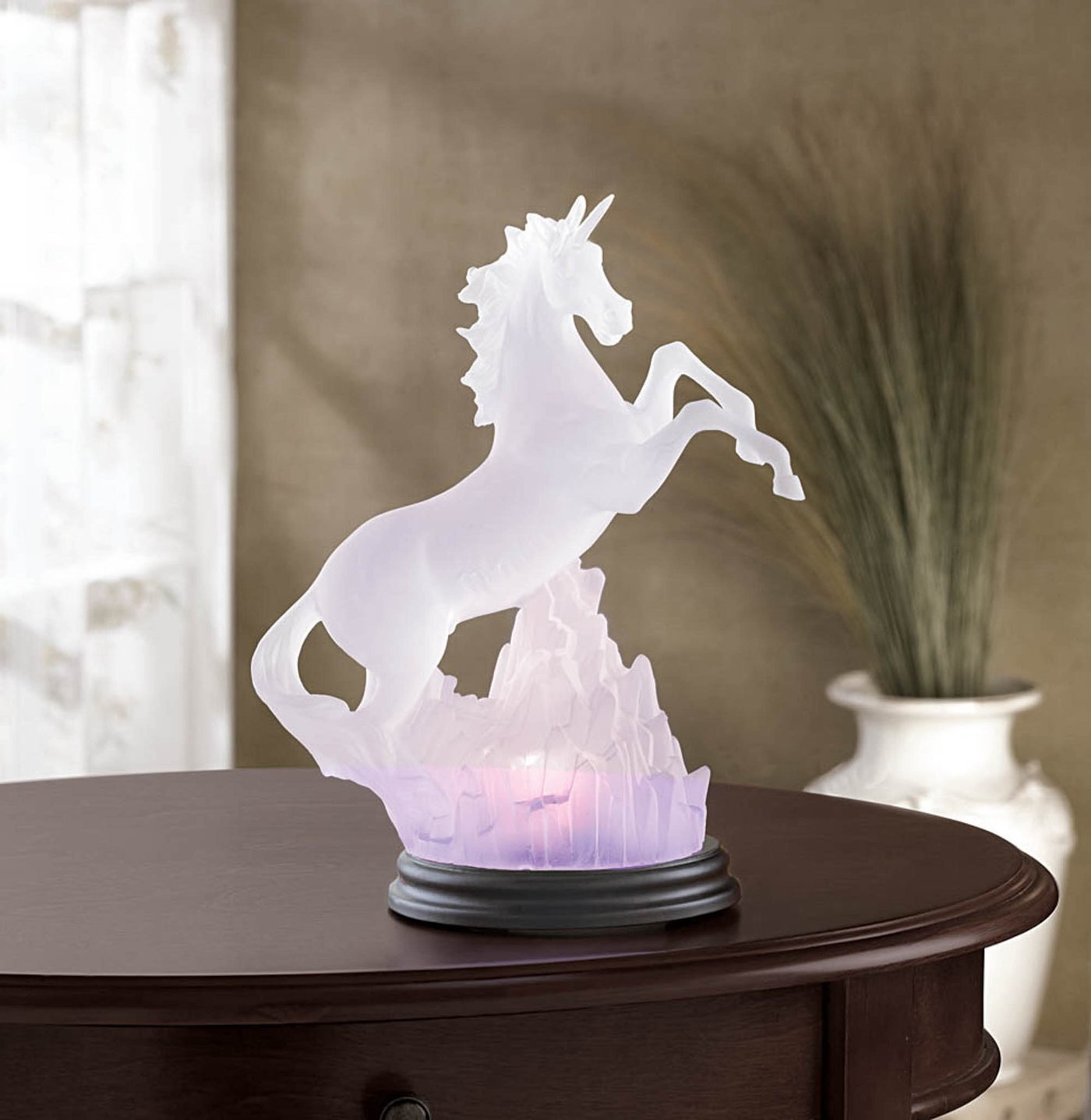 white unicorn figurine