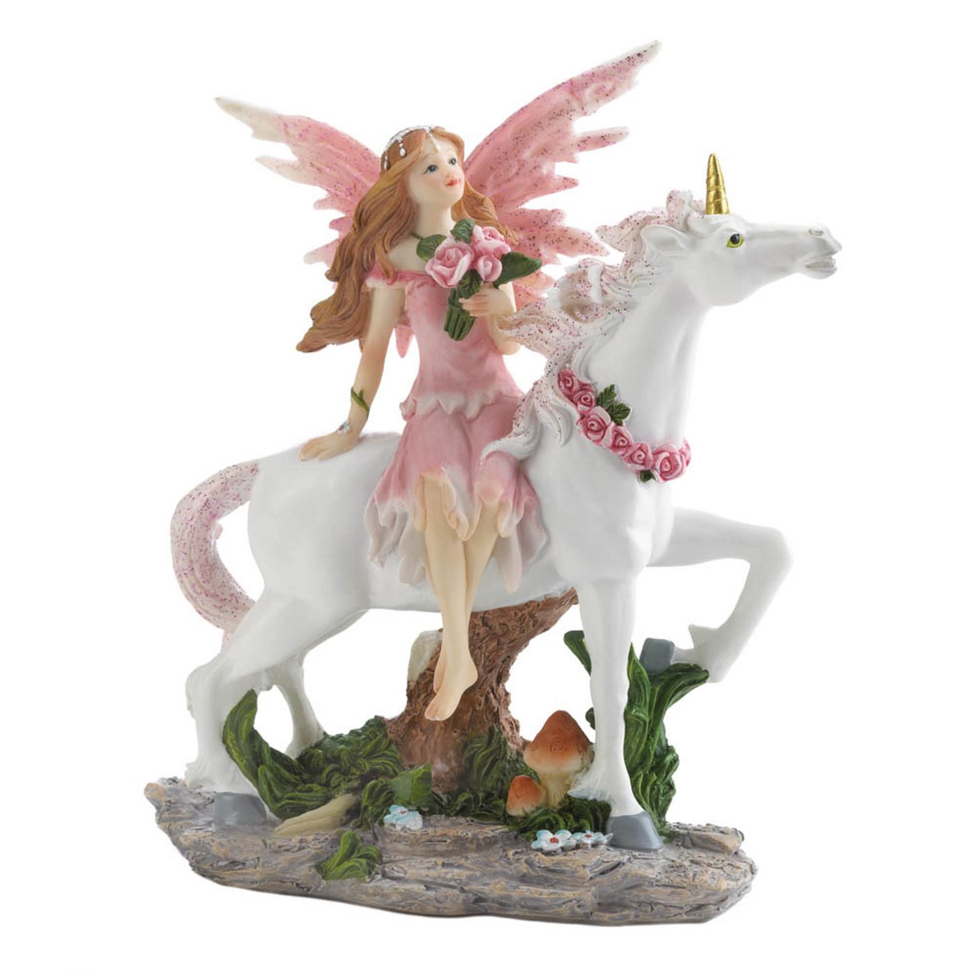 white unicorn figurine