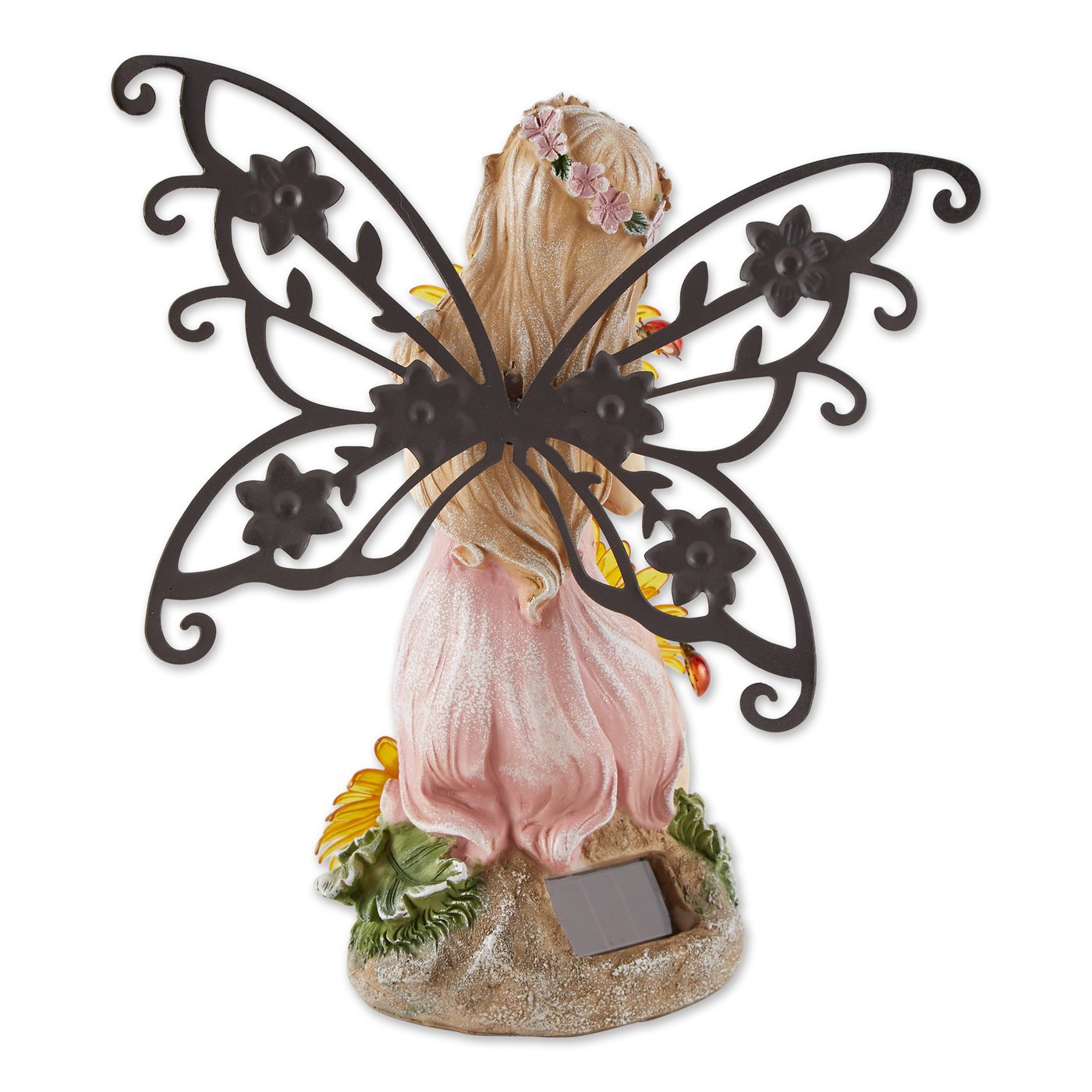 fairy solar statue