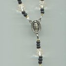 One Decade Rosary - Men's or Lady's Champaign and Black