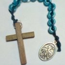 Hand Beaded Sliding Bead One Decade Rosary