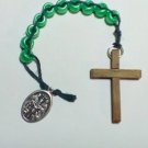 Hand Beaded Sliding Bead One Decade Rosary