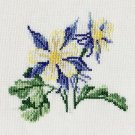 COLUMBINE Finished Completee Stitchery Hand Made