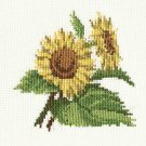 SUNFLOWERS Finished Completed Stitchery Hand Made