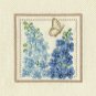 LARKSPUR Finished Completed Stitchery Hand Made