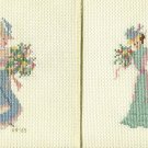 SET OF VICTORIAN LADIES Finished Completed Stitcheries Hand Made