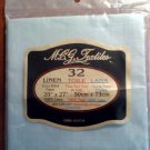 M.C.G. Testiles 100% Pure Linen Toile Lana Fabric 20" X 27"