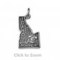 Idaho State Polished Sterling Silver Charm Pendant Jewelry 74369-ID