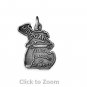 Michigan State Polished Sterling Silver Charm Pendant 74369-MI