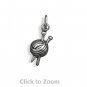 Knitting Yarn Polished Sterling Silver Charm Pendant Jewelry 7820