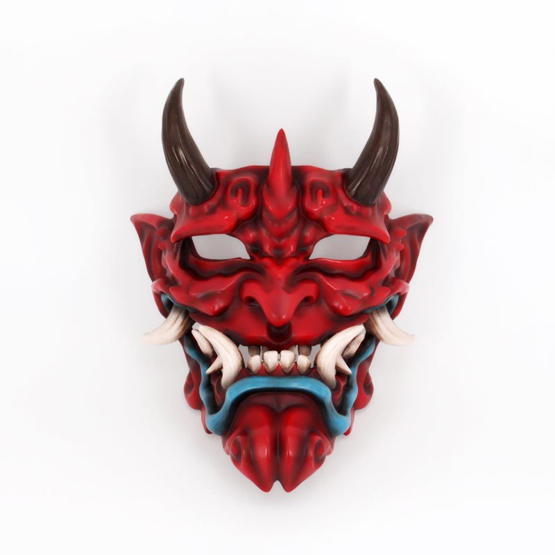Master-- Handmade Resin Japanese Jimu Jimmy's face Demon face Devil's Head and COS Disguised