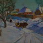 Landscape Painting Original oil painting Soviet of the USSR Ukraine Europe Realism Impressionism