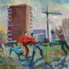 USSR Soviet propaganda Vintage Art October Revolution bolsheviks paintings Socialist realism