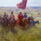 USSR Soviet propaganda Vintage Art October Revolution bolsheviks paintings