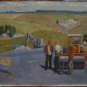 USSR Soviet propaganda Vintage Art October Revolution bolsheviks paintings