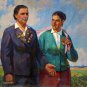 USSR Soviet propaganda Vintage Art October Revolution bolsheviks paintings