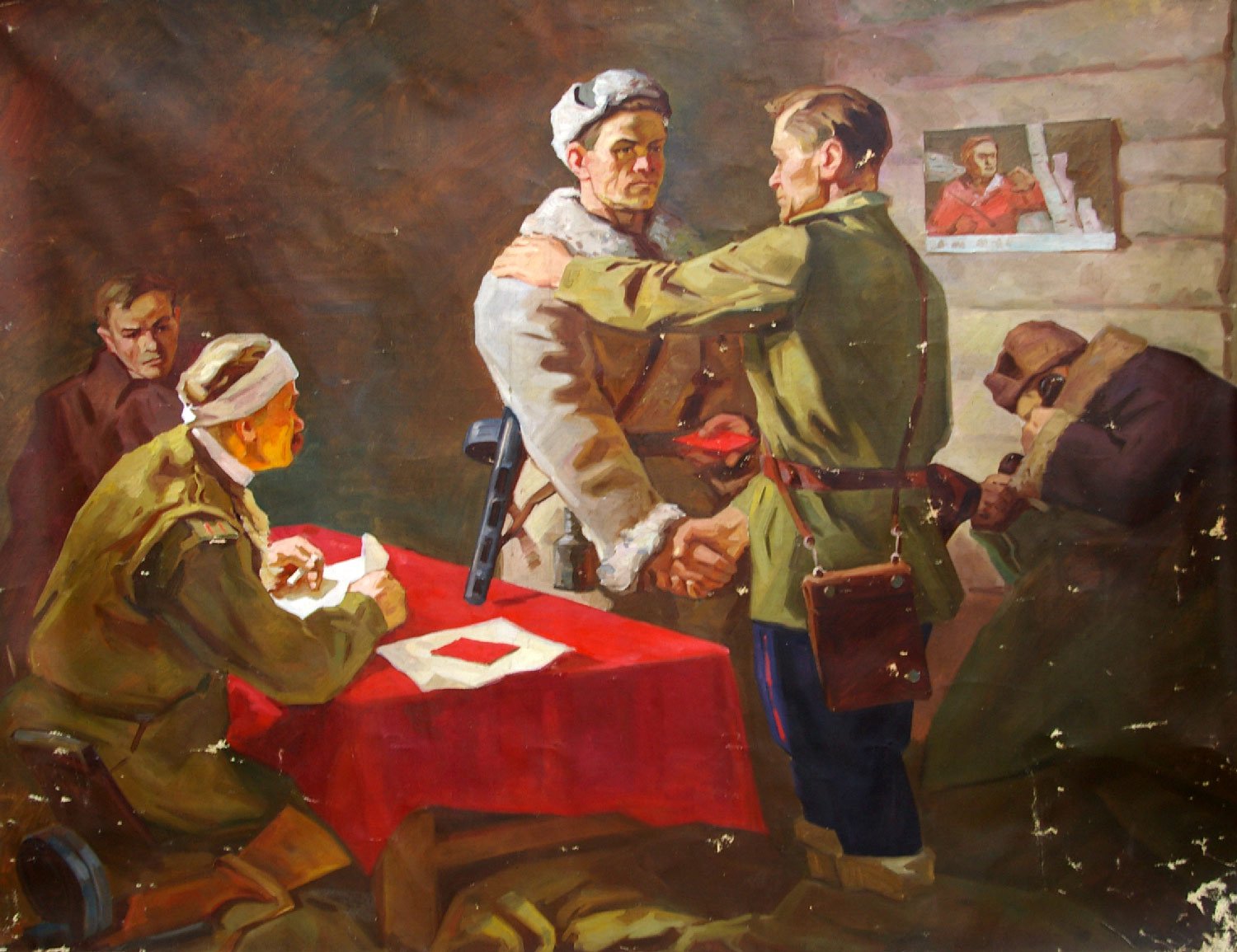 Советская Военная живопись