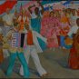 Oil Painting Handmade Vintage Soviet Socialist Realist propaganda USSR