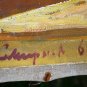 Oil Painting Handmade Vintage Soviet Socialist Realist propaganda USSR